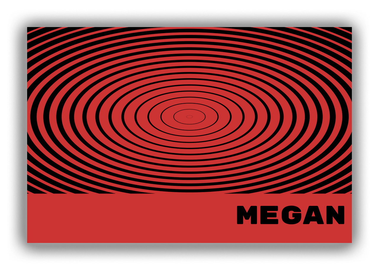 Personalized Retro Canvas Wrap & Photo Print - Front View