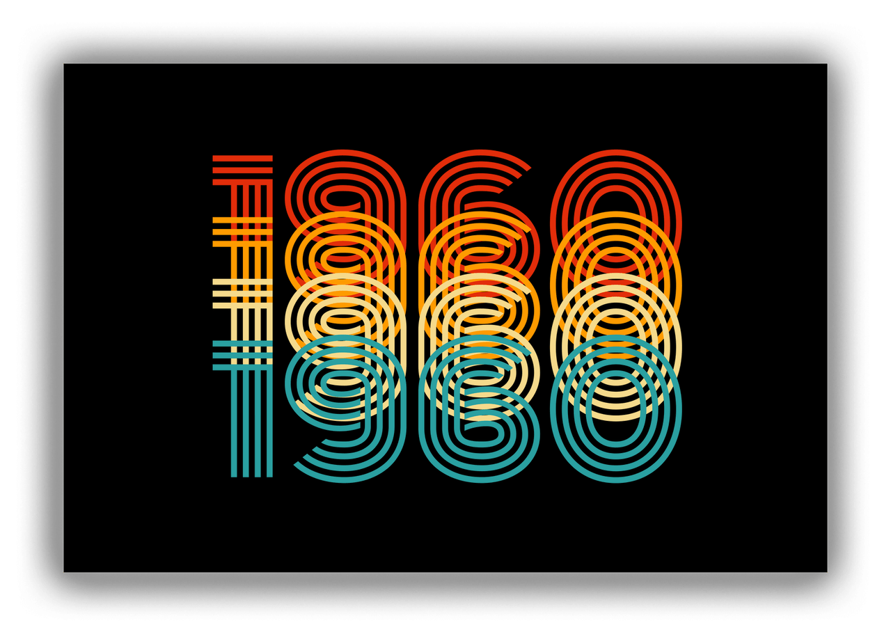 Retro Canvas Wrap & Photo Print - 1960 - Front View