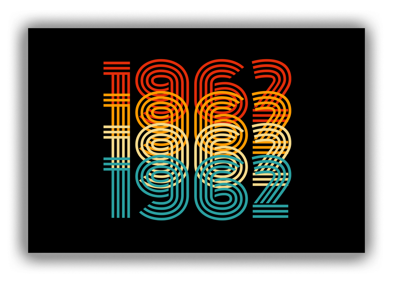 Retro Canvas Wrap & Photo Print - 1962 - Front View