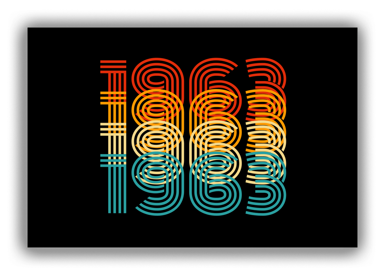 Retro Canvas Wrap & Photo Print - 1963 - Front View
