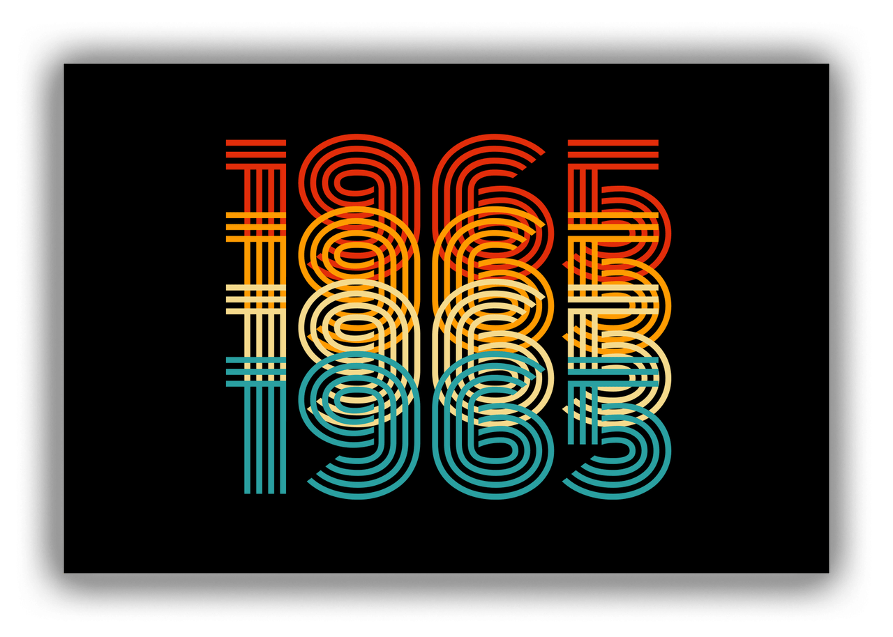 Retro Canvas Wrap & Photo Print - 1965 - Front View