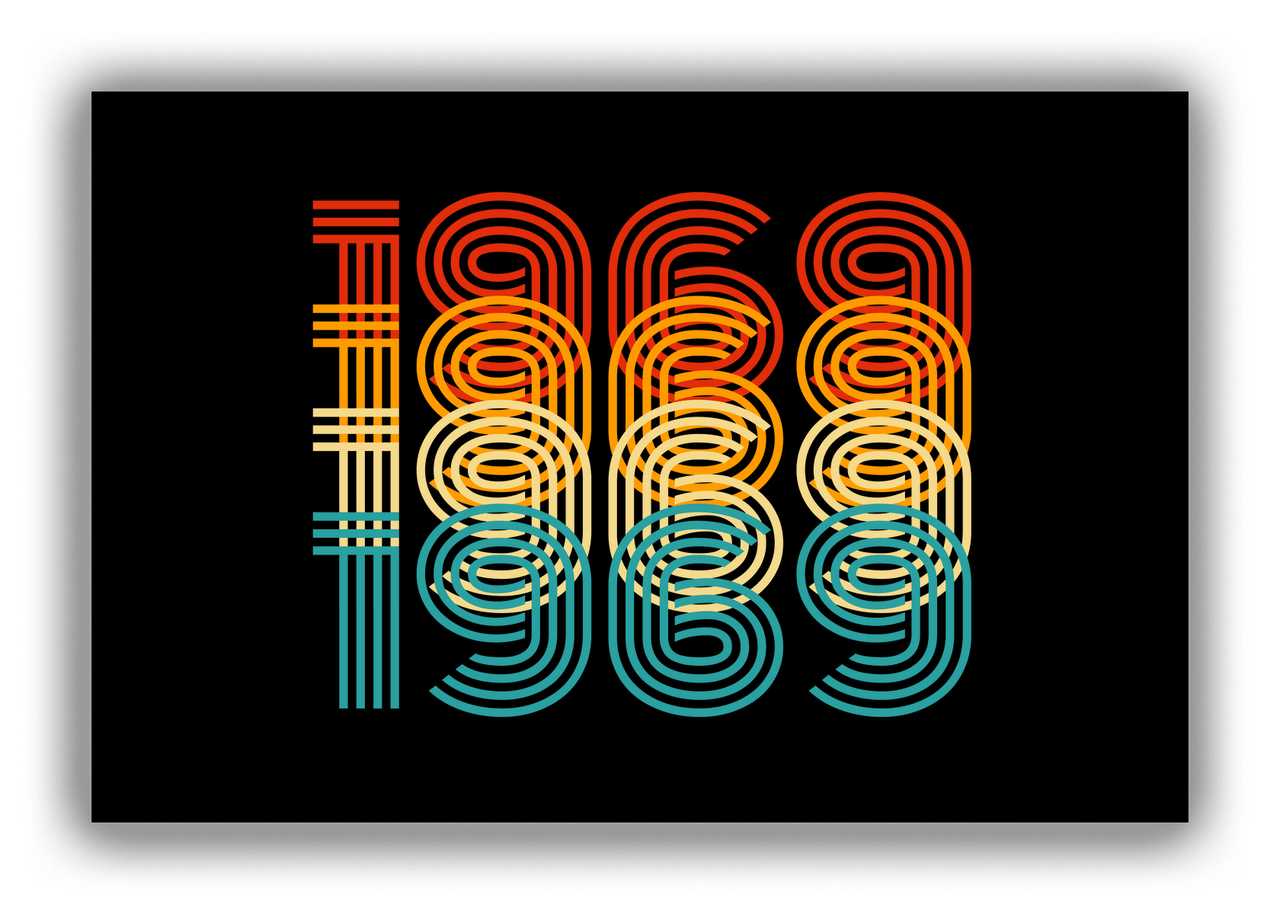 Retro Canvas Wrap & Photo Print - 1969 - Front View
