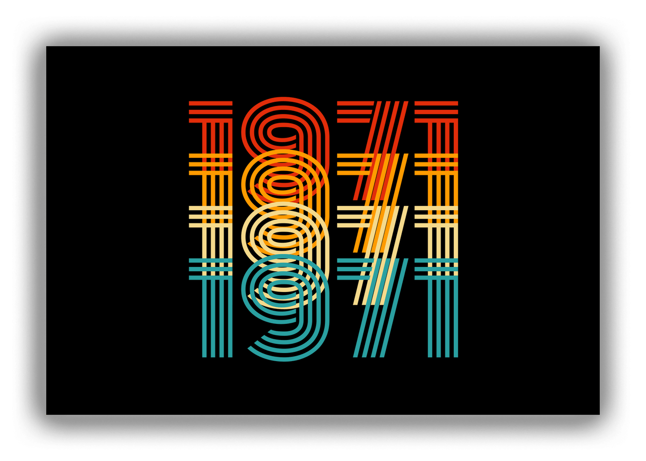 Retro Canvas Wrap & Photo Print - 1971 - Front View