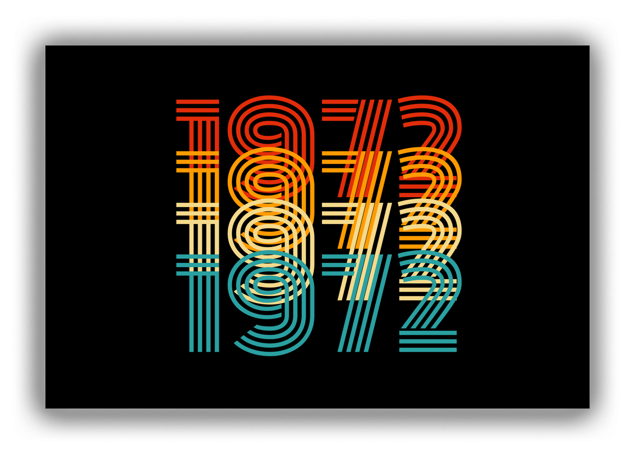 Retro Canvas Wrap & Photo Print - 1972 - Front View