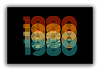 Thumbnail for Retro Canvas Wrap & Photo Print - 1980 - Front View