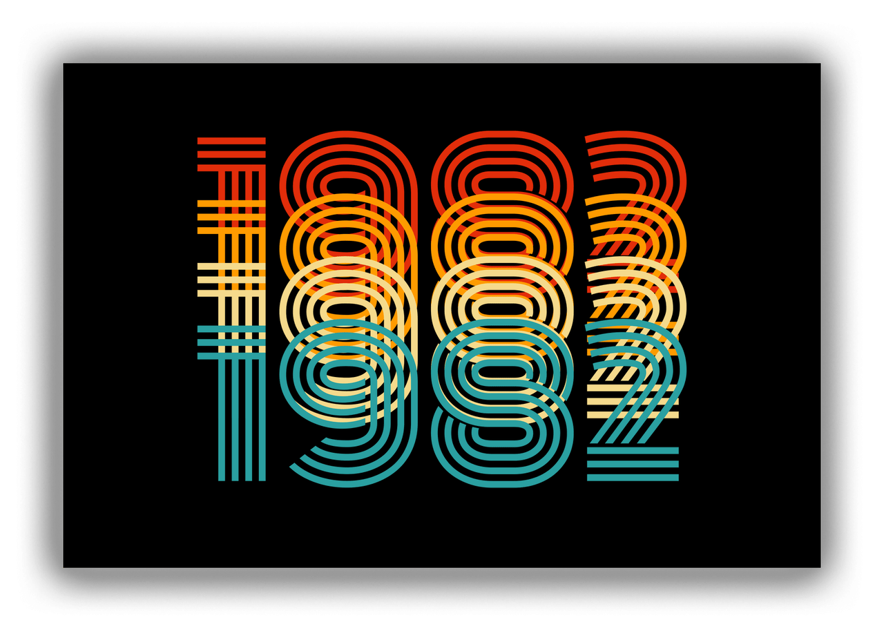 Retro Canvas Wrap & Photo Print - 1982 - Front View