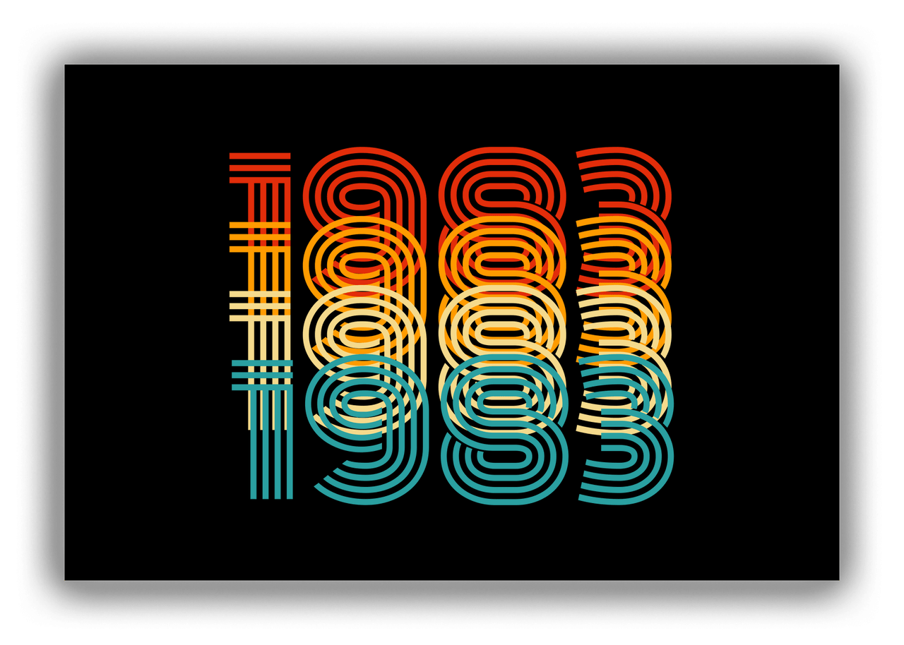 Retro Canvas Wrap & Photo Print - 1983 - Front View