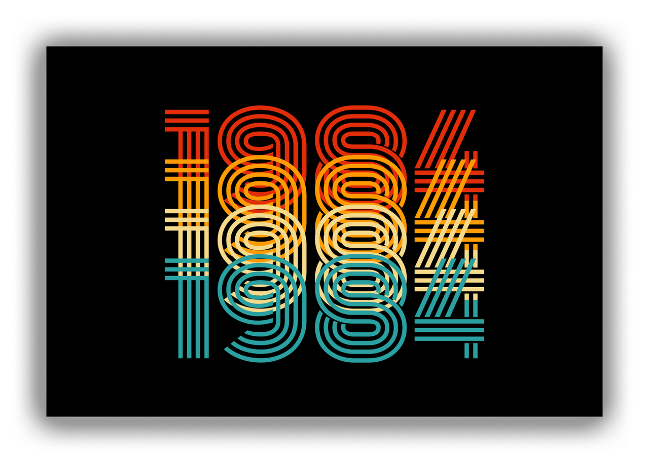 Retro Canvas Wrap & Photo Print - 1984 - Front View