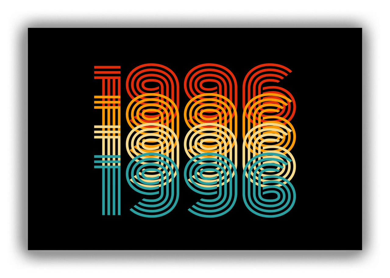 Retro Canvas Wrap & Photo Print - 1996 - Front View