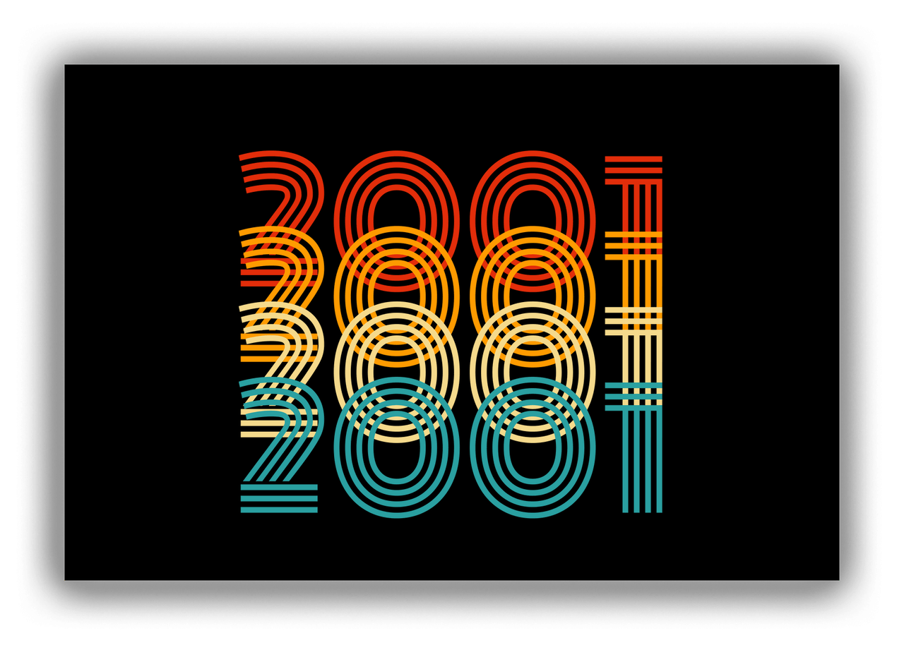 Retro Canvas Wrap & Photo Print - 2001 - Front View