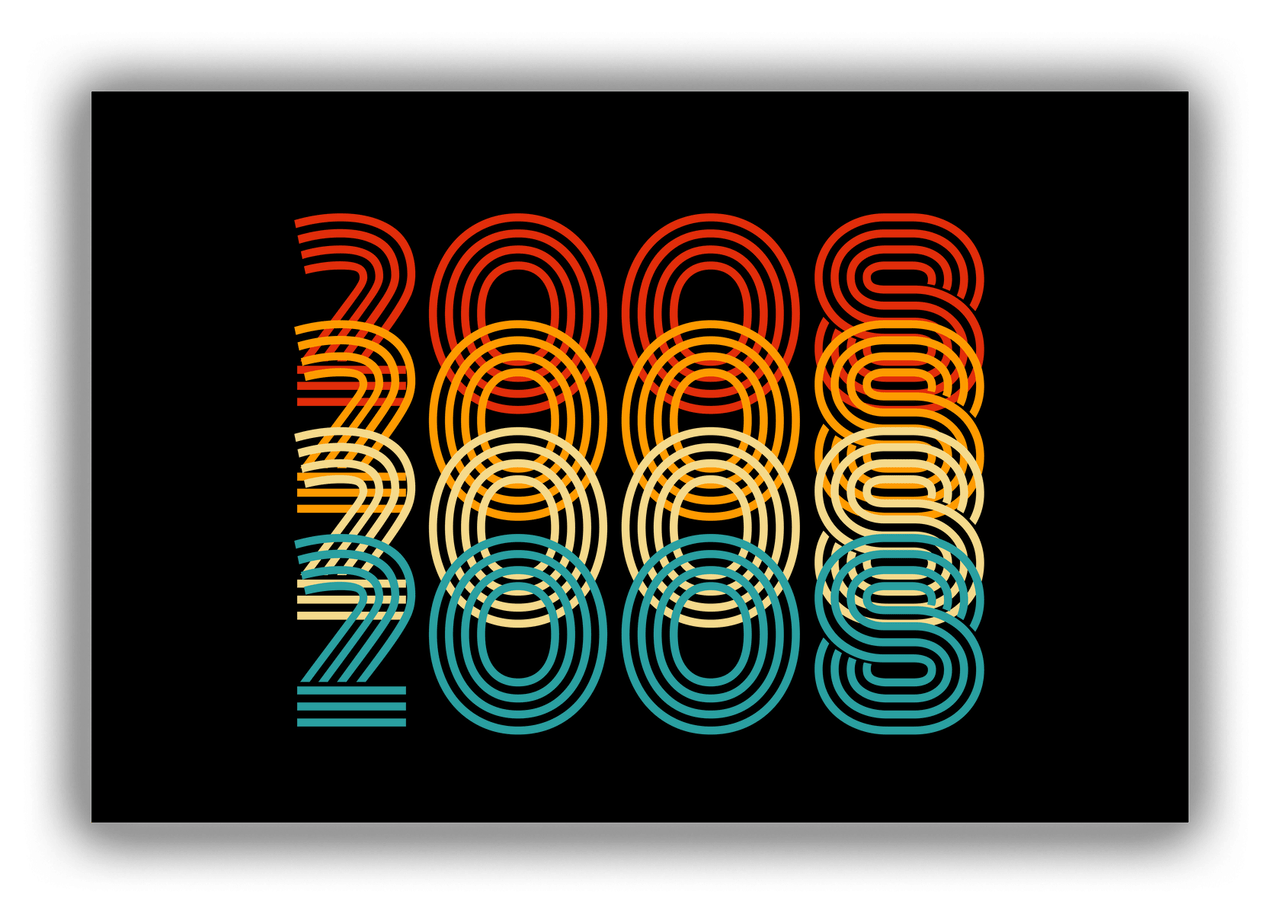 Retro Canvas Wrap & Photo Print - 2008 - Front View