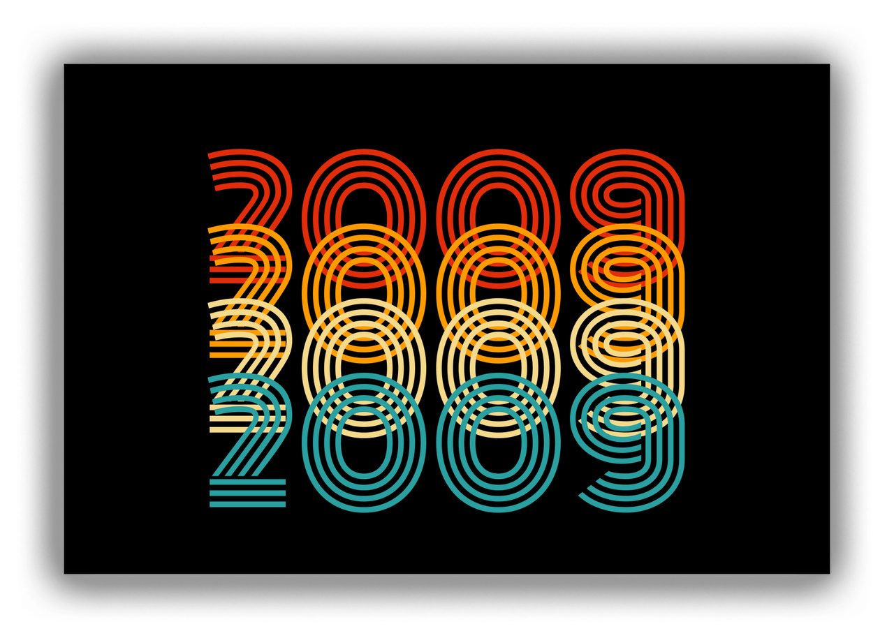 Retro Canvas Wrap & Photo Print - 2009 - Front View