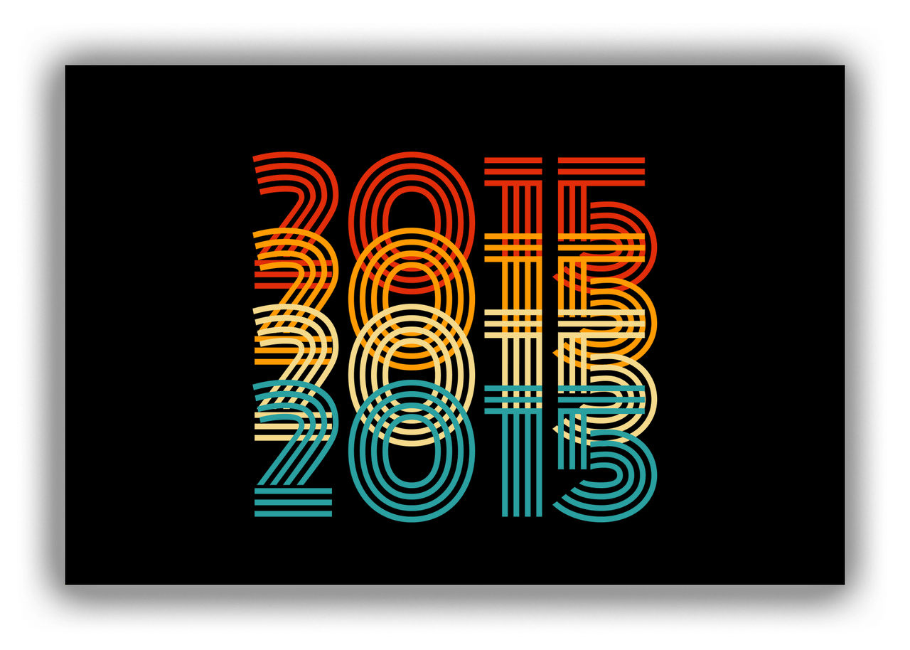 Retro Canvas Wrap & Photo Print - 2015 - Front View