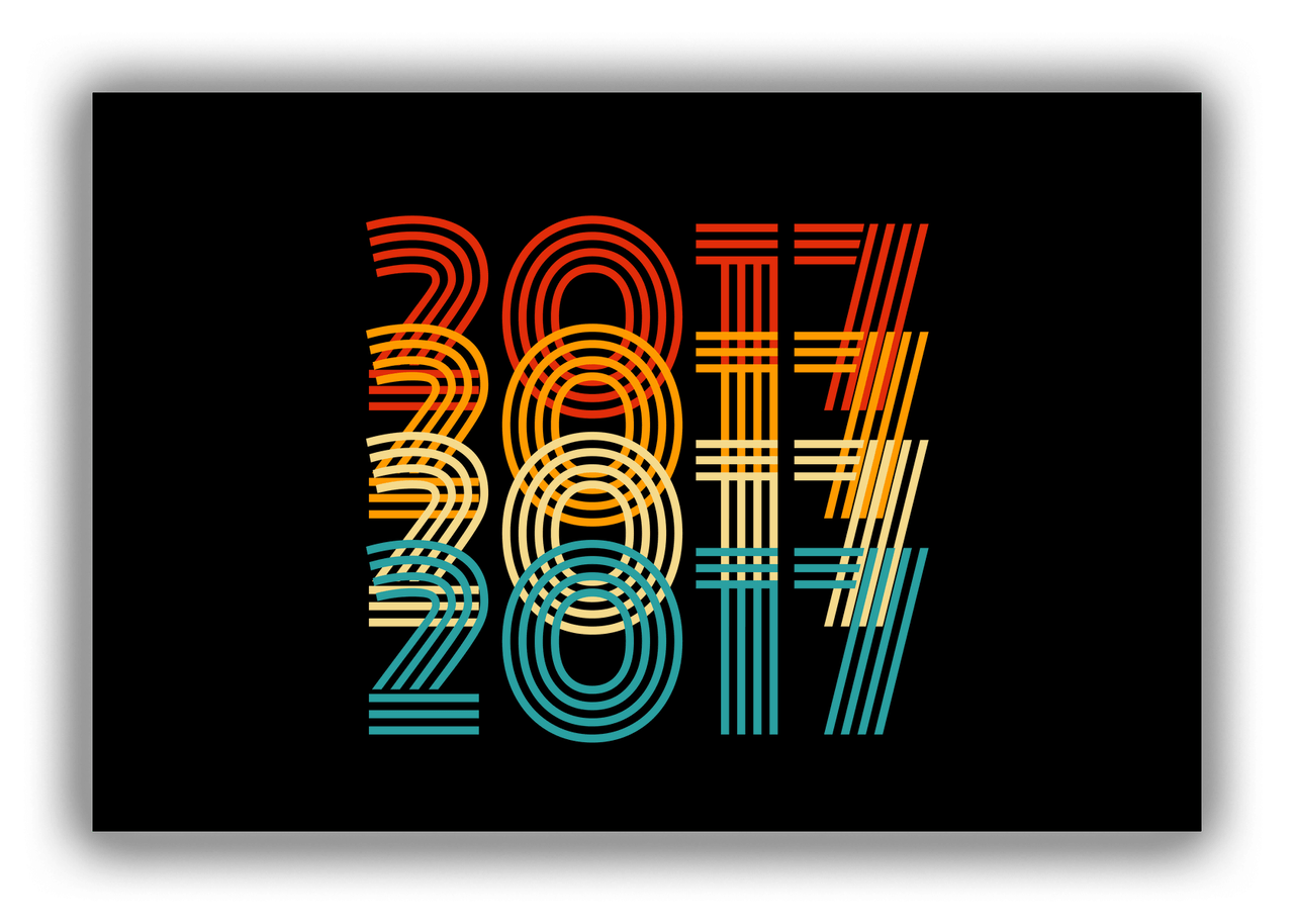 Retro Canvas Wrap & Photo Print - 2017 - Front View