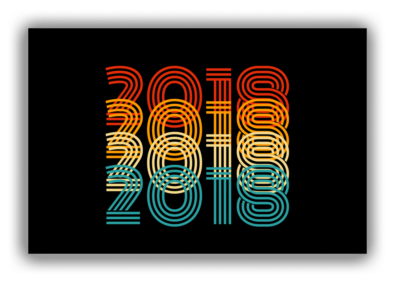 Retro Canvas Wrap & Photo Print - 2018 - Front View
