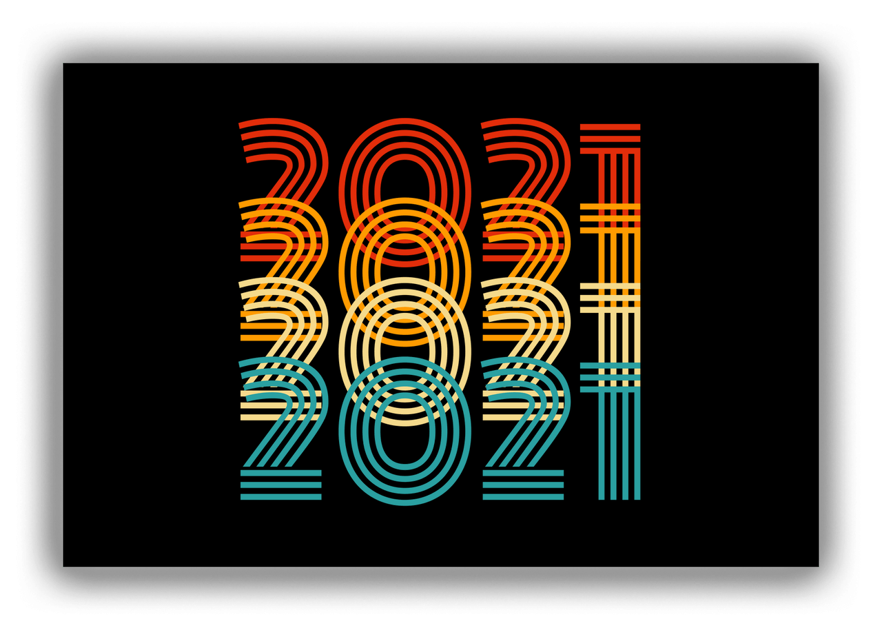 Retro Canvas Wrap & Photo Print - 2021 - Front View