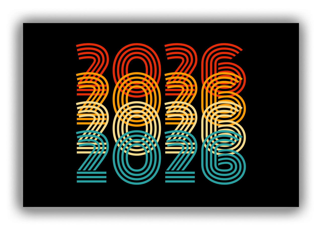 Retro Canvas Wrap & Photo Print - 2026 - Front View