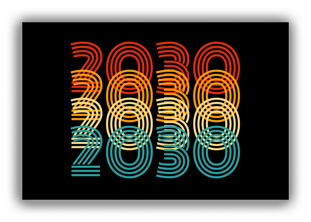 Retro Canvas Wrap & Photo Print - 2030 - Front View