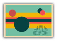 Thumbnail for Retro Dots Canvas Wrap & Photo Print - Front View