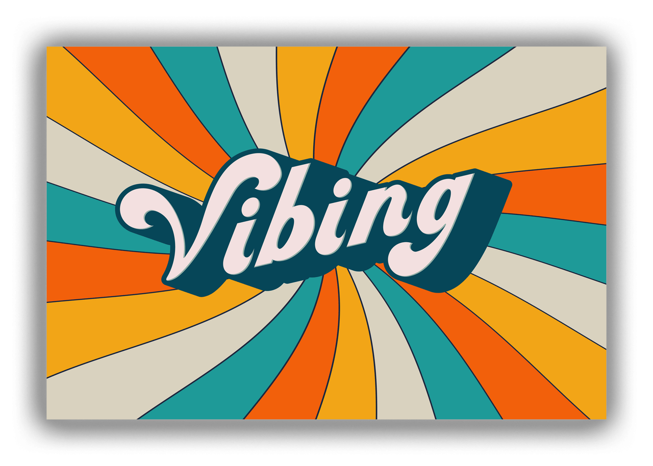 Retro Vibing Canvas Wrap & Photo Print - Front View