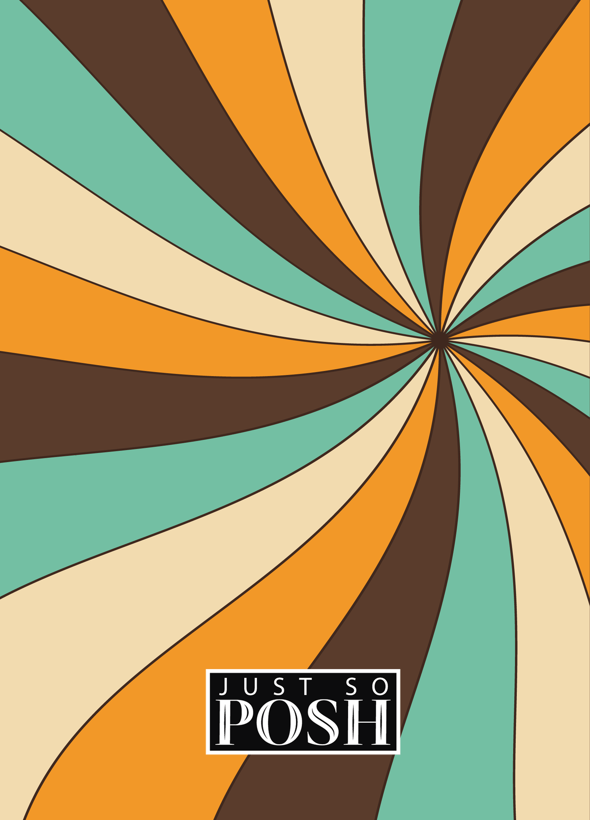 Retro Groovy Baby Journal - Back View