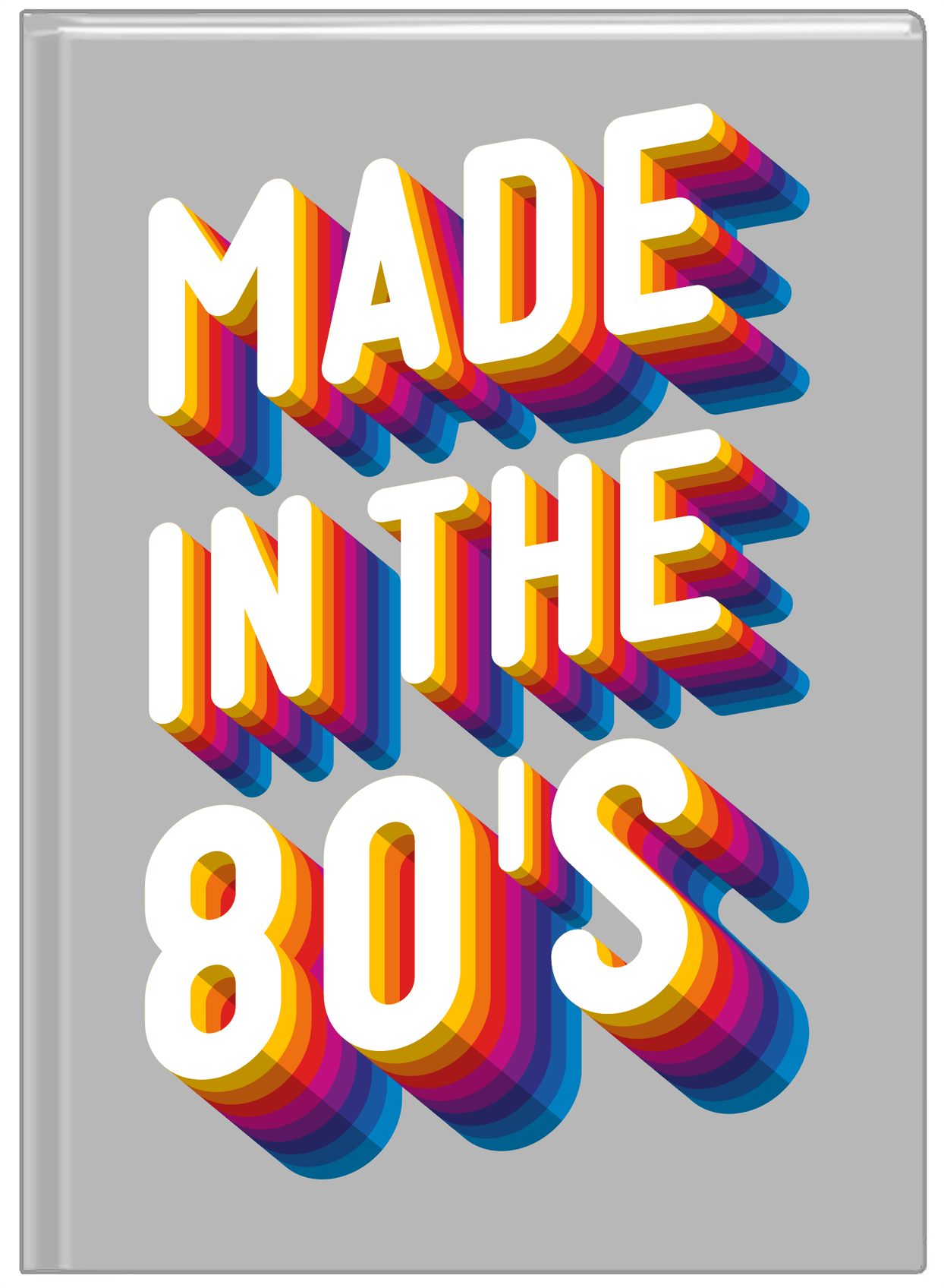 Retro Journal - Made in the 80s - Front View