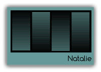 Thumbnail for Personalized Retro Lines Canvas Wrap & Photo Print - Front View