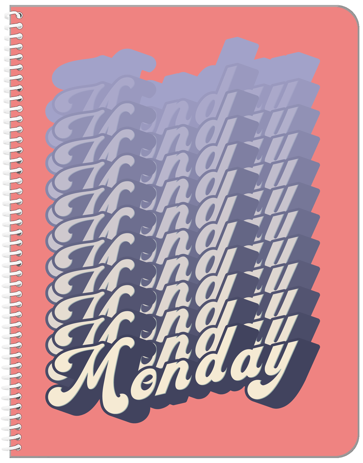 Retro Monday Notebook - Front View