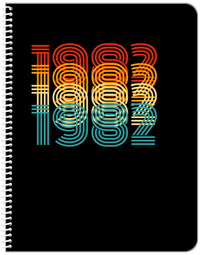 Thumbnail for Retro Notebook - 1982 - Front View