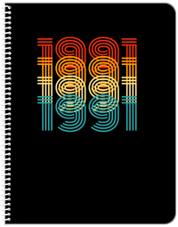 Thumbnail for Retro Notebook - 1991 - Front View
