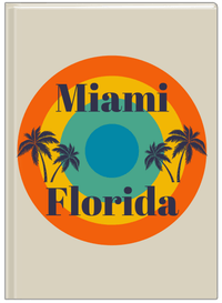 Thumbnail for Personalized Retro Palm Trees Journal - Front View