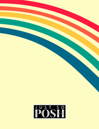 Thumbnail for Retro Rainbow Notebook - Back View