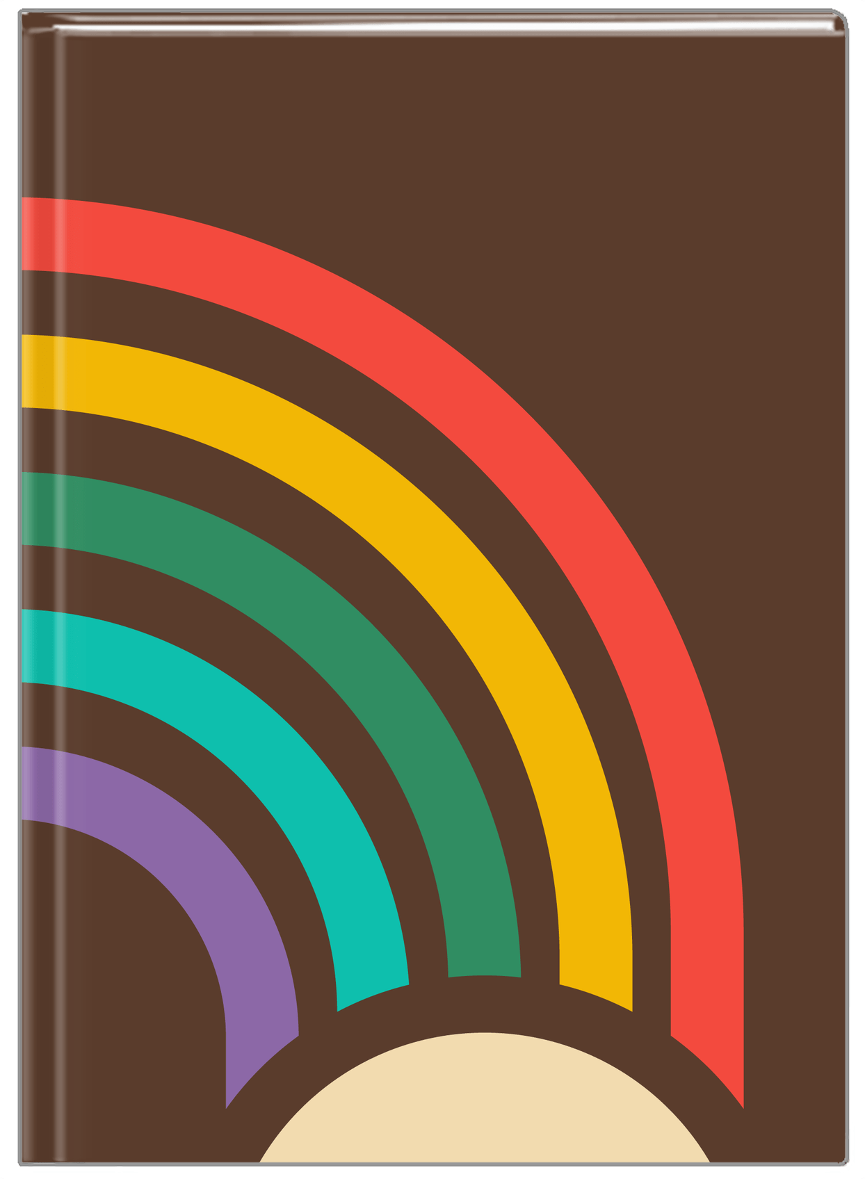 Retro Rainbow Journal - Front View