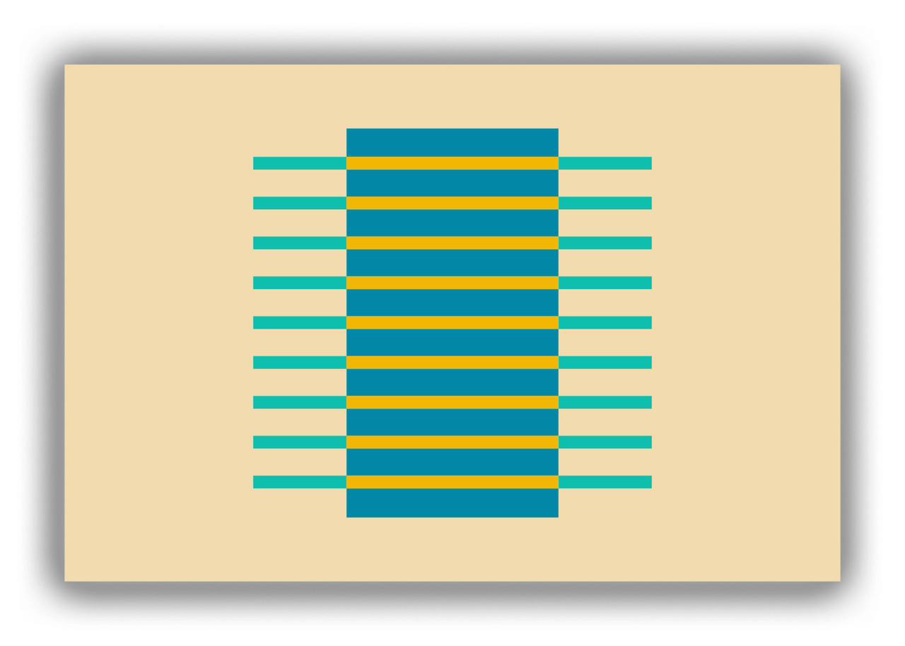 Retro Rectangle Canvas Wrap & Photo Print - Front View