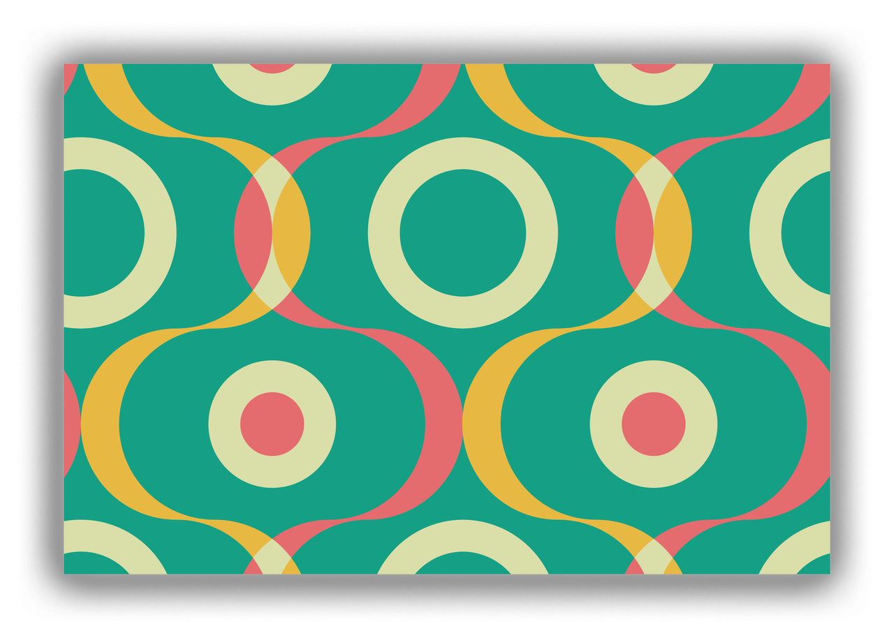 Retro Squiggles Canvas Wrap & Photo Print - Front View