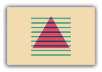 Thumbnail for Retro Triangle Canvas Wrap & Photo Print - Front View
