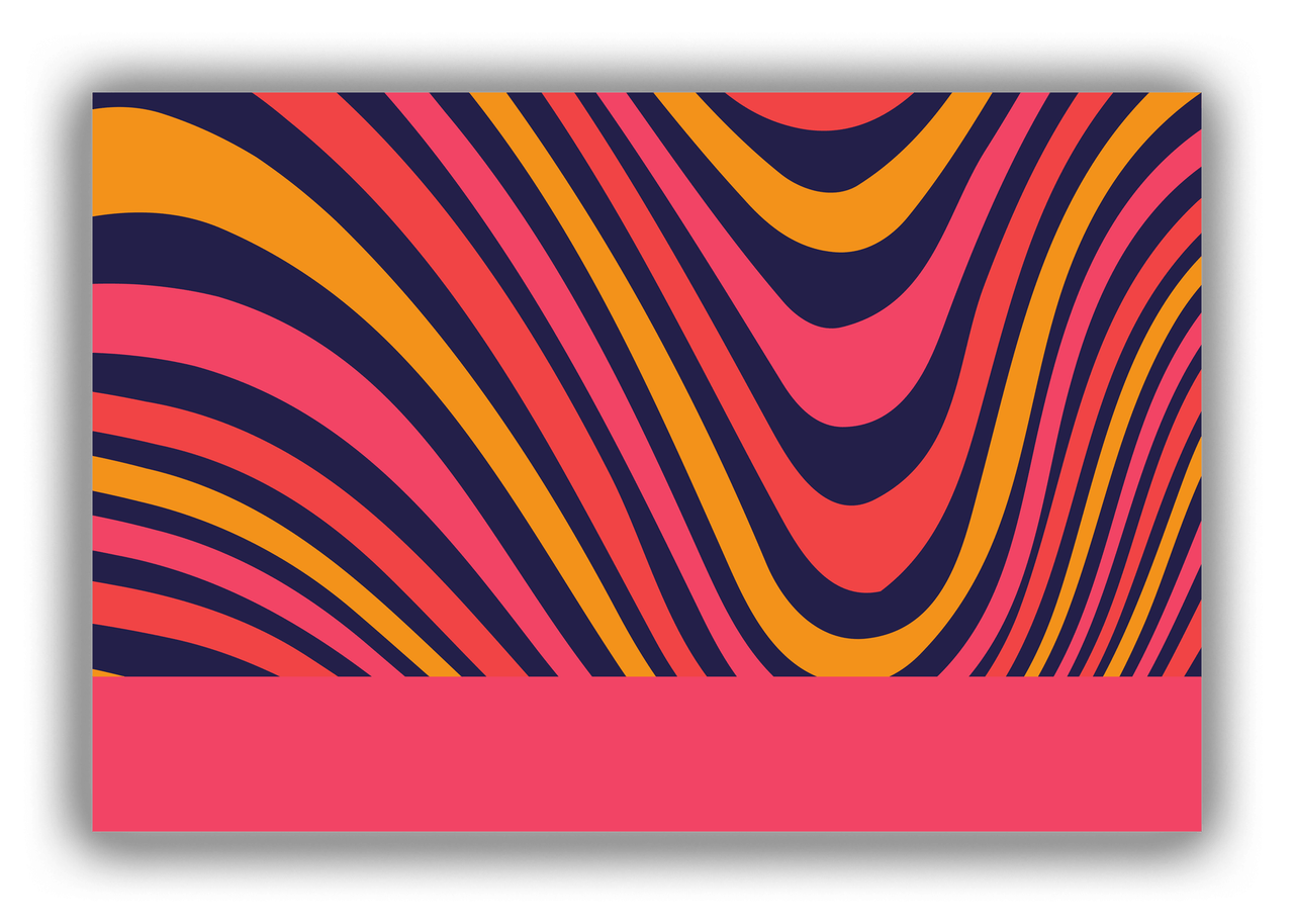 Retro Waves Canvas Wrap & Photo Print - Front View