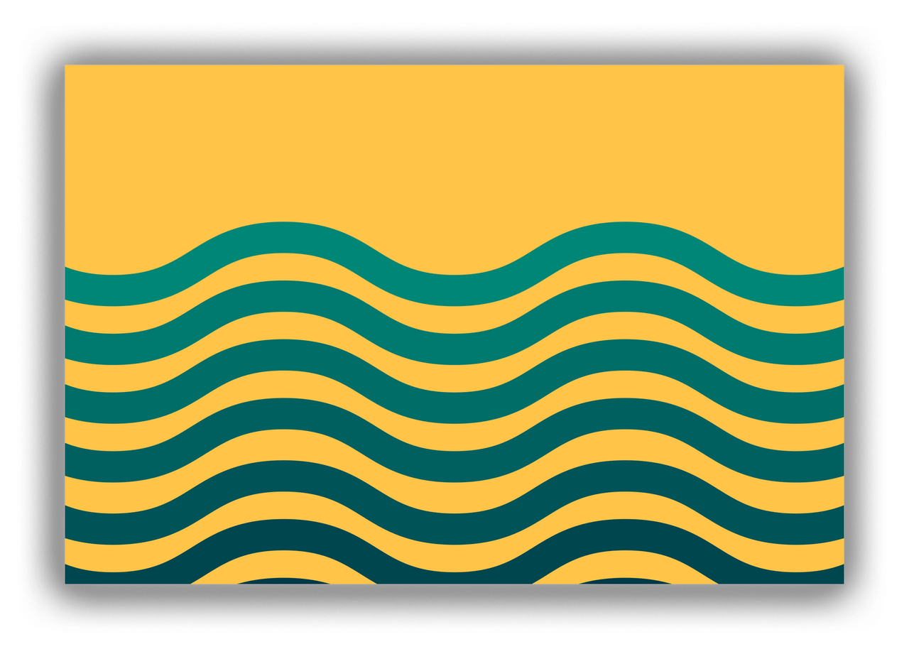 Retro Waves Canvas Wrap & Photo Print - Front View