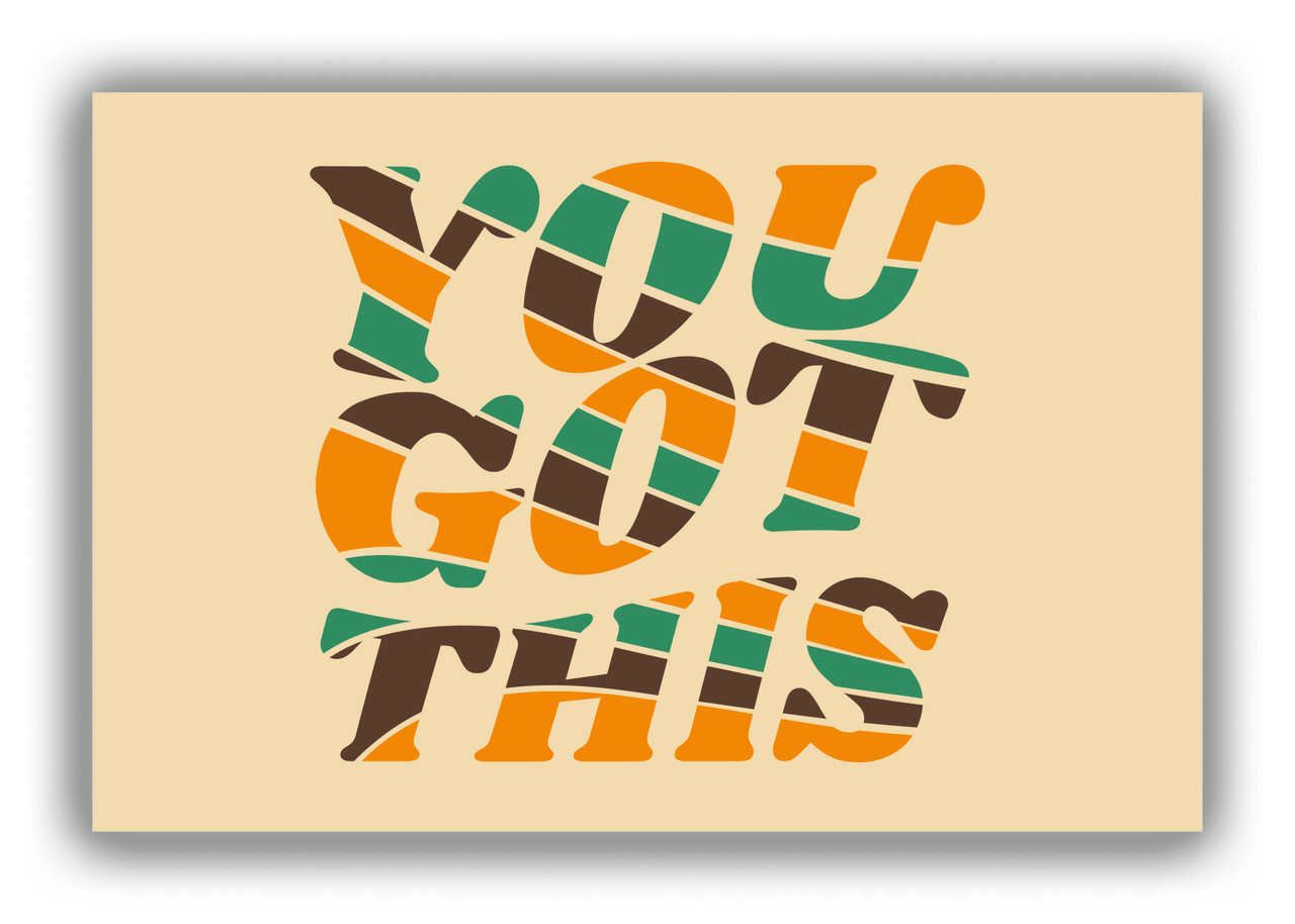 Retro You Got This Canvas Wrap & Photo Print - Front View