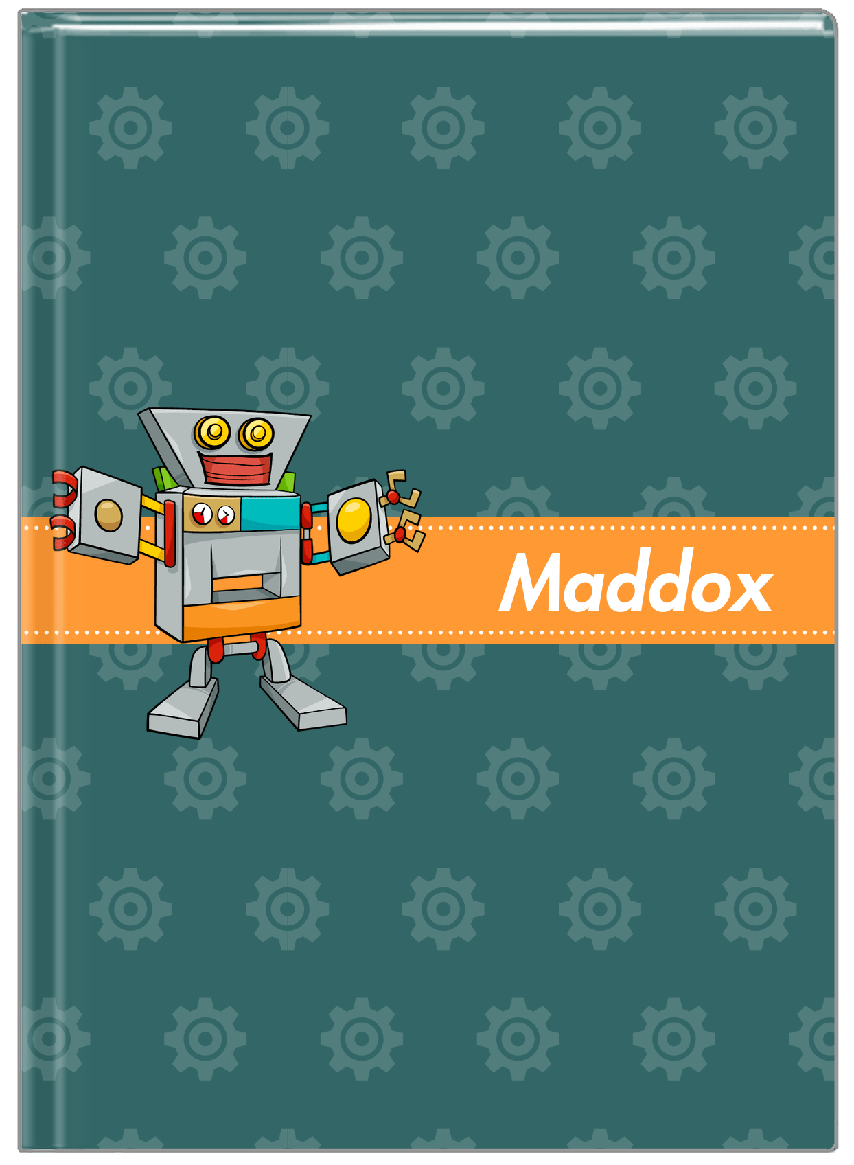 Personalized Robots Journal V - Robot Gears VII - Front View