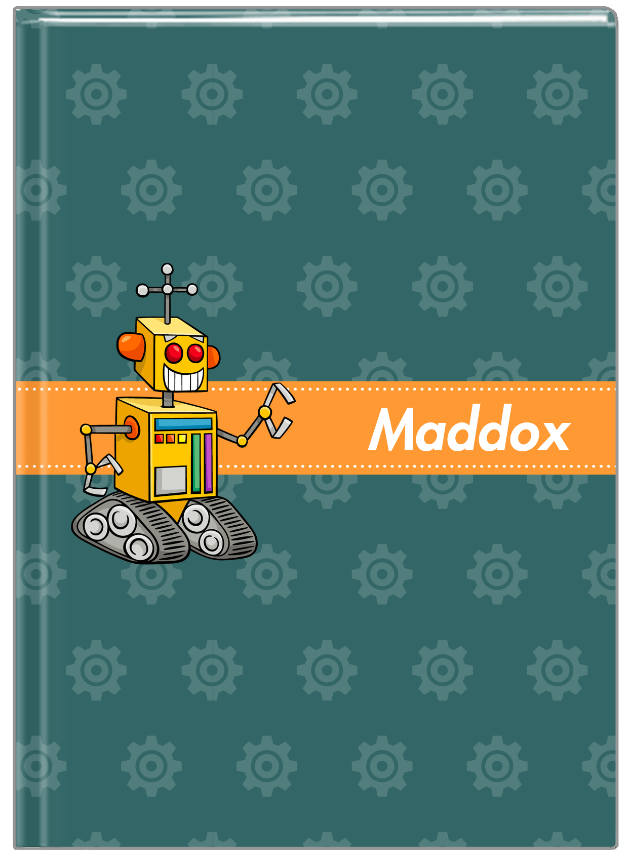 Personalized Robots Journal V - Robot Gears XI - Front View