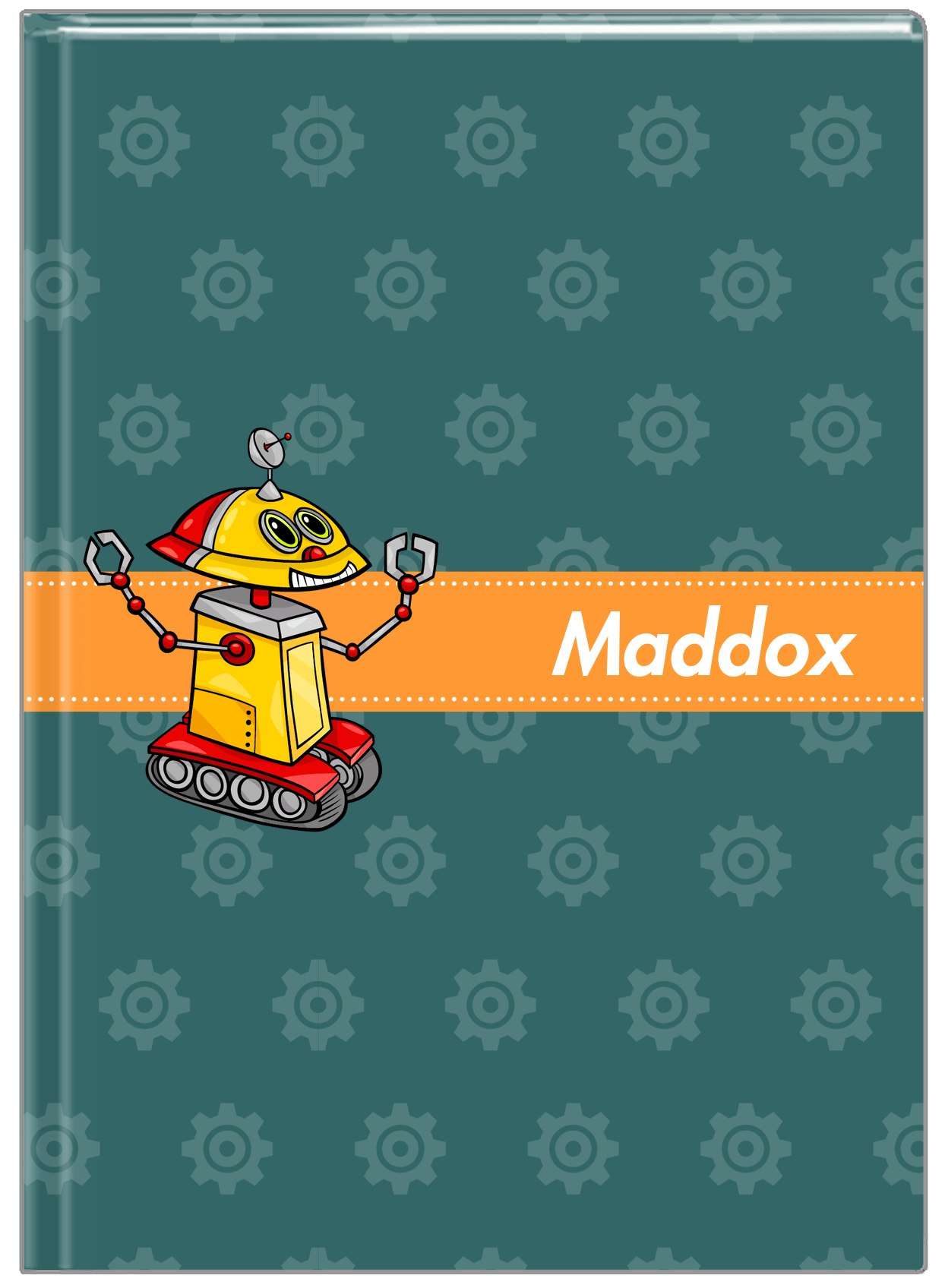 Personalized Robots Journal V - Robot Gears XII - Front View
