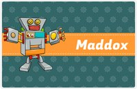 Thumbnail for Personalized Robots Placemat V - Robot Gears - Robot VII -  View