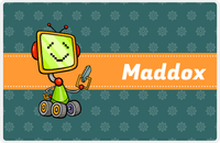 Thumbnail for Personalized Robots Placemat V - Robot Gears - Robot VIII -  View