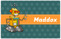 Thumbnail for Personalized Robots Placemat V - Robot Gears - Robot XI -  View