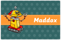 Thumbnail for Personalized Robots Placemat V - Robot Gears - Robot XII -  View