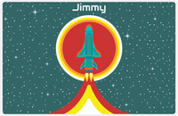 Thumbnail for Personalized Rocket Ship Placemat X - Rocket Launch - Rocket II -  View