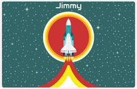 Thumbnail for Personalized Rocket Ship Placemat X - Rocket Launch - Rocket III -  View