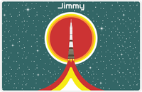 Thumbnail for Personalized Rocket Ship Placemat X - Rocket Launch - Rocket VIII -  View
