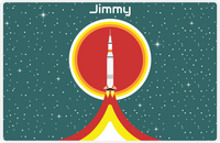 Thumbnail for Personalized Rocket Ship Placemat X - Rocket Launch - Rocket IX -  View
